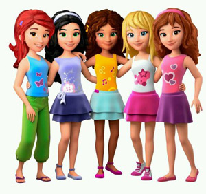 Lego Friends amigas