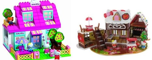 Casa de muñecas y casita de chocolate