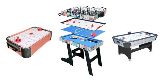 Mesas air hockey y multijuegos