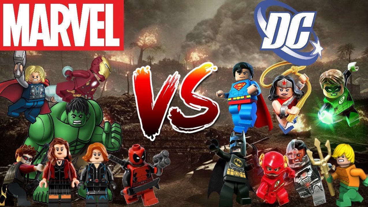 Lego Marvel y DC Comics Super Heroes