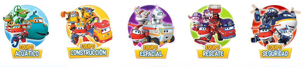 Equipos Super Wings